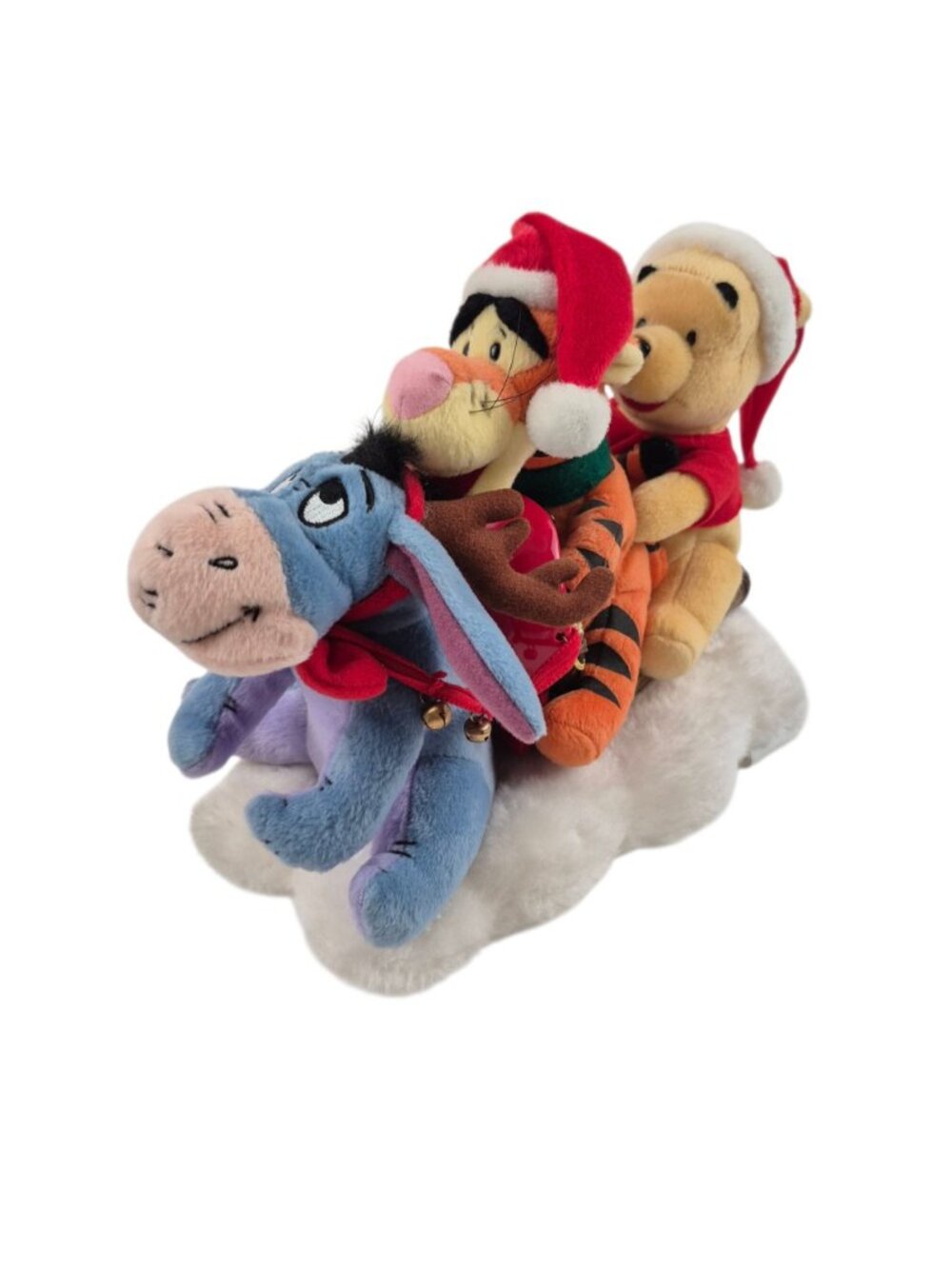 Gemmy Disney Sleigh Ride Winnie the Pooh Tigger Eeyore Animated Musical Works - Picture 5 of 10